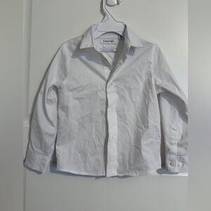 Calvin Klein Cream Slim Fit Shirt